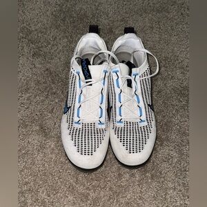 men air vapermax flight knit gs white-photo blue